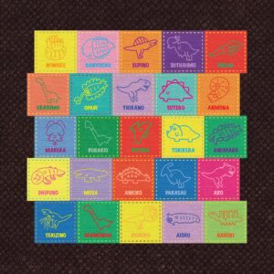 かおどこだいなそーパッチ風＿KAODOKODINOSAUR patchwork